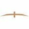 Ekena Millwork Bellingham Timber Gable Bracket, Western Red Cedar, 72"W x 12"H x 3 1/2"D x 3 1/2"F, 4/12 Pitch GBW072X12X0404BEL00SWR - alternate 1